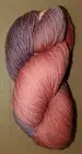 Solana Superwash Wool Yarn * 5.8 oz Worsted * Coral Mauve Lavender Color Blend