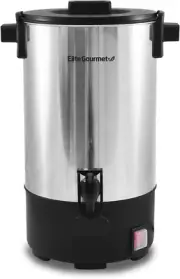 Maxi-Matic 30 Cup Stainless Steel Coffee Urn Removable Filter for Easy Cleanup,