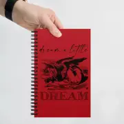 Dreaming Gryphon - Spiral Notebook Dot Journal by GatorDesign