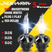 Set of 2 White D2S D2R D2C HID Xenon Bulbs Factory Headlight HID Replacement (for: Mitsubishi)