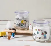 [SNOOPY PEANUTS x pyrex] Canister 2pcs Set 490ml / 8.8 cmX 10.3 cm