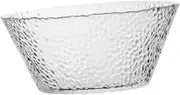 BIUDECO Irregular Pattern Glass Serving Bowl Food Container for Vegetables Fruit Salads Desserts for Entertaining and Stylish Design