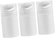 HAMPPLIES 3Pcs Refillable Lotion Pump Bottles Portable Empty Skincare Containers for Foundation Creams Hand and More for Travel and Daily Use