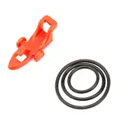 10Pcs Fishing Hook Keeper Bait Holder with Rubber Rings for Fishing Rod5392