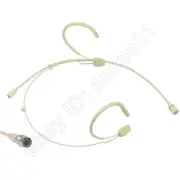 Cardioid Headset Microphone for Audio-Technica, Shure and AKG Replaceable Plug