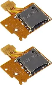 2pcs Micro SD Card Reader Board Memory Card Slot Socket TF SD Memory Card Holder Replacement Repair Part Compatible with Switch Console