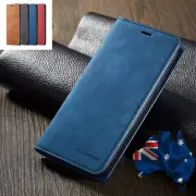 Samsung Galaxy A20 A30 A50 A70 Wallet Case,Magnetic Flip Card Slot Leather Cover