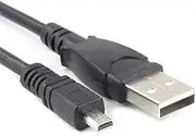 USB PC Data Sync Cable Cord Lead Compatible with Panasonic Lumix Canon Digital Camera