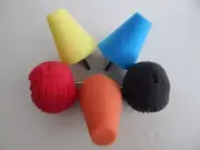 Universal Car Automotive Wheel Hub Drill Buffing Sponge Pads Set 5 PK