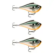 3x Rapala 5cm Rippin' Rap Lipless Sinking Vibe Fishing Lures - Halloween