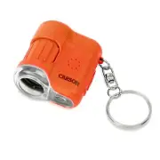 Carson 20x MicroMini LED Lighted Pocket Microscope, Orange, MM-280O