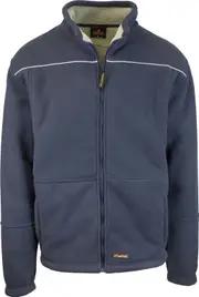 Mens Full Zip Sherpa Polar Fleece Jumper Lined Warm Winter Jacket Pullover
