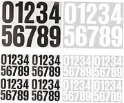 OSALADI 10 Sheets DIY Number Stickers for Mailbox and House Address Self-Adhesive Decals for Outdoor Use Easy Numbers