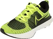 [Nike] React Infinity Run Flyknit 2 Running Shoes, Volt/White/Black/Sequoia, 8 M
