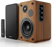 Active Bookshelf Speakers 36W RMS - BT 5.4 Wireless Speaker with 5 Inch Woofer, Silk Dome Tweeter PC Speakers - USB Digital Audio Studio Monitors Bass & Treble Adjust AUX Input for Record Player TV