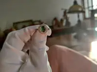在飛比找Yahoo!奇摩拍賣優惠-天然緬甸冰種綠翡戒指