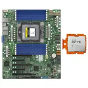 Supermicro H13SSL-N Motherboard+ AMD EPYC 9654 2.4GHZ 96cores 192thr 360W CPU