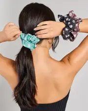 [Karyn In LA] Karyn In LA Girls' Sprig Scrunchie Pack in Sage/Brown/Black One Size Sage/Brown/Black