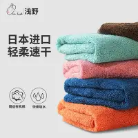 在飛比找Yahoo!奇摩拍賣優惠-日本進口air kaol淺野抗菌毛巾浴巾女ins 風家用純棉