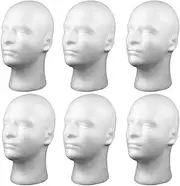6Pcs Foam Male Head for