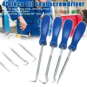 4 Pcs Car Pick & Hook Set O Ring Oil Seal Gasket R1K0 Puller