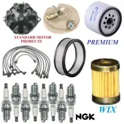 Tune Up Kit Filters Cap Wire Spark plugs For CHEVROLET CAPRICE V8 5.7L 1971-1974 (for: Chevrolet)
