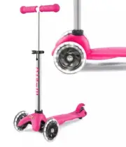 NEW Mini Micro Plus Pink LED Scooter Adjustable Toy Set For 2-5 Years Old