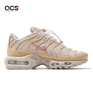 Nike 休閒鞋 Wmns Air Max Plus 女鞋 金 紅 氣墊 厚底 反光 復古 FZ5062-160