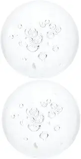 2pcs Crystal Glass Bubble Orbs for Indoor Water Fountain Feng Shui Decorative Spheres for Home and DIY Rockery Fish Tanks Durable Transparent Glass Balls