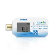 USB Temperature Data Logger Disposable Temp Recorder with PDF/CSV Report Temp...