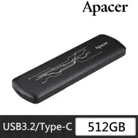 在飛比找momo購物網優惠-【Apacer 宇瞻】AS722 512G USB外接式SS