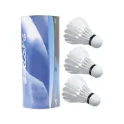 3PCS Sports Feather Shuttlecocks Badminton Shuttlecock White For Training Game