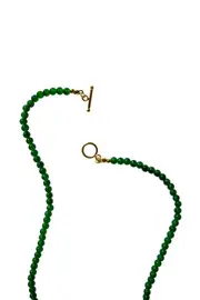 seree Forest Green chalcedony beaded necklace at Nordstrom One Size