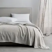 Sheridan Clara Wool Blanket in Bone/Natural Size: Queen King @Sheridan Rewards