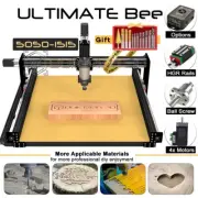 Black ULTIMATE Bee CNC Router Engraver Machine Full Kit Ball Screw Transmission
