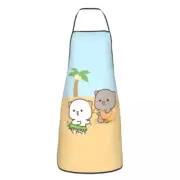 Funny Cooking Master Apron Men Women Unisex Kitchen Chef Mochi Cat Tablier G