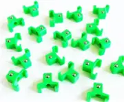20 GOLIATH INDUSTRIAL ABS 1/2" GREEN REPLACEMENT SOCKET RACK RAIL CLIPS SC12G