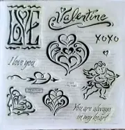 Close To My Heart In My Heart Clear Acrylic Stamps (D1245)