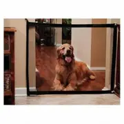 Magic Dog Gate Mesh Pet Fence Barrier Folding Safe Guard Indoor Outdoor Puppy