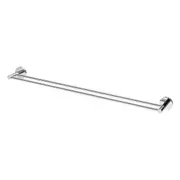 ACA Bathroom Round Double Towel Rack Towel Rail Chrome 800mm Cut to Size