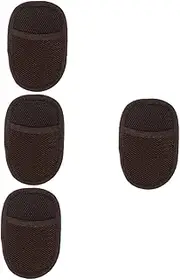 SHERCHPRY 4pcs Gentle Buffing Sneaker Wipe Reusable Shoe Polishing Cloth for Shoes Vehicle Cleaning