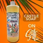LIQUID CASTILE SOAP - CONCENTRATED - PALM OIL FREE - UNSCENTED- MULTI-USE- 1L