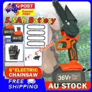 5500mAh Chainsaw Electric Chainsaws Cordless Cutt Tool Rechargeable Wood Cutter