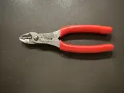 Snap-on Tools USA NEW RED 14-24 Small AWG Wire Stripper Crimper Cutter PWCSS7ACF