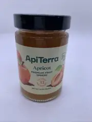 Api Terra Apricot Jam Premium Fruit Spread 12 Oz B/b 07/2026