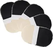 Veemoon 5pcs Gloves Gloves Sneaker Cleaner Brush Shoe Polish Brush Boot Cleaning Kit Plush Black