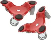 DECOMELODY 2Pcs Wheel Furniture Dolly with Swivel Casters Heavy Duty Moving Tool for of Appliances and Furniture Labor Saving Design for Home Use