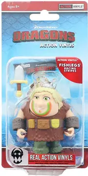 HTTYD HUMANS W2 ACTION VINYLS 3" FISHLEGS (RACING STRIPES)