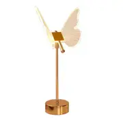 Butterfly Table Lamp USB Rechargeable Nordic Ambiance Night Lights Luxury Living Room Desk Decor Be As Shown