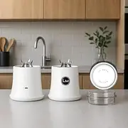 Le Marq Design Personal Portable Ball Mason Jar Blender Attachment for wide mouth jars. DESIGNED FOR BALL WIDE MOUTH JARS